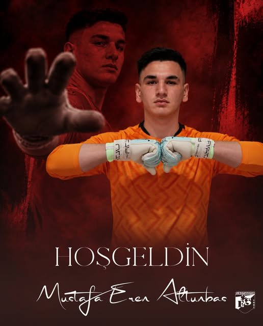 Hoşgeldin Mustafa Eren Altınbaş — kaleci transfer görseli